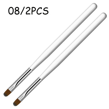 1-9PCS Nails Art Brush Pen 3D Tips Pattern Phototherapy Acrylic UV Gel Extension Builder Coating Painting Pen DIY Manicure Tools