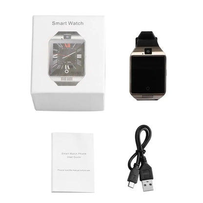 High Quality Digital Touch Screen Smart Watch Q18 Camera Bluetooth WristWatch SIM Card Smartwatch For Ios Android Phones