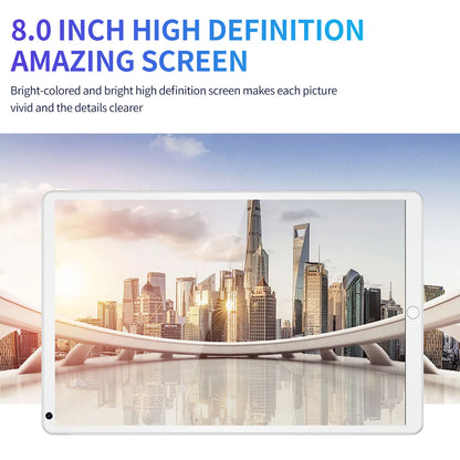 8-inch tablet computer, 2GB+16GB, 1280* 800,4000 mAh battery, dual SIM Wifi, suitable for study, entertainment, office work, etc