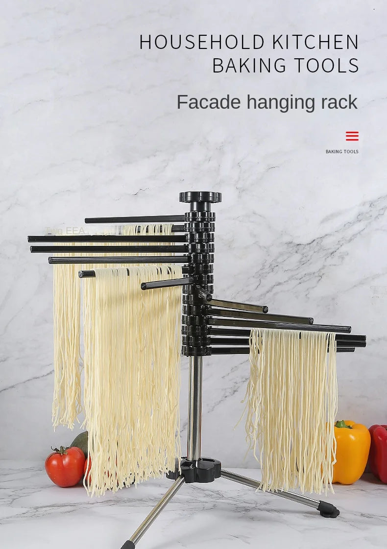 Drying rack manual rotating drying rack wake-up special hanging rack foldable easy to store kitchen tools