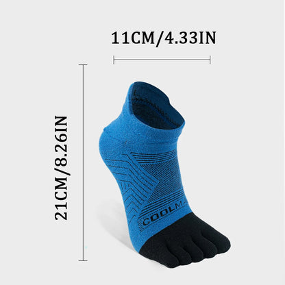 1 Double Running Five Finger Socks Summer Thin Breathable Sports Socks Off-road Running Professional Sports Quick Drying Socks