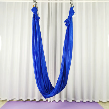 5*2.8M Elastic Aerial Yoga Hammock Flying Swing Latest Multifunction Anti-gravity Yoga Belts for yoga training Yoga belt