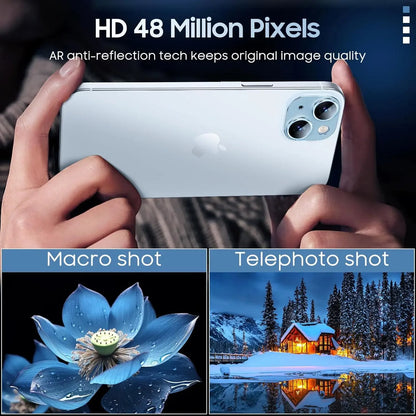 Blue Camera Lens Protection Cover For IPhone 16 15 Pro Max 16 Plus 13 12 Mini 14 13 Pro Max Tempered Glass Protector Accessories