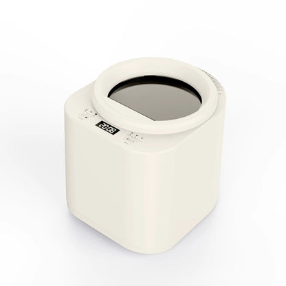 Pet Food Processor For Furry Friends-premium Bowls & Feeders White Silk Screen Smart Automatic Pet Feeder