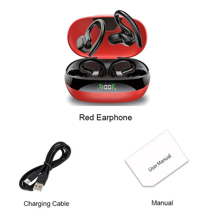 Original Wireless Earphones Ture Wireless Earbuds Ear Hook Sports HiFI Stereo Waterproof Headset With Mic TWS Headphone