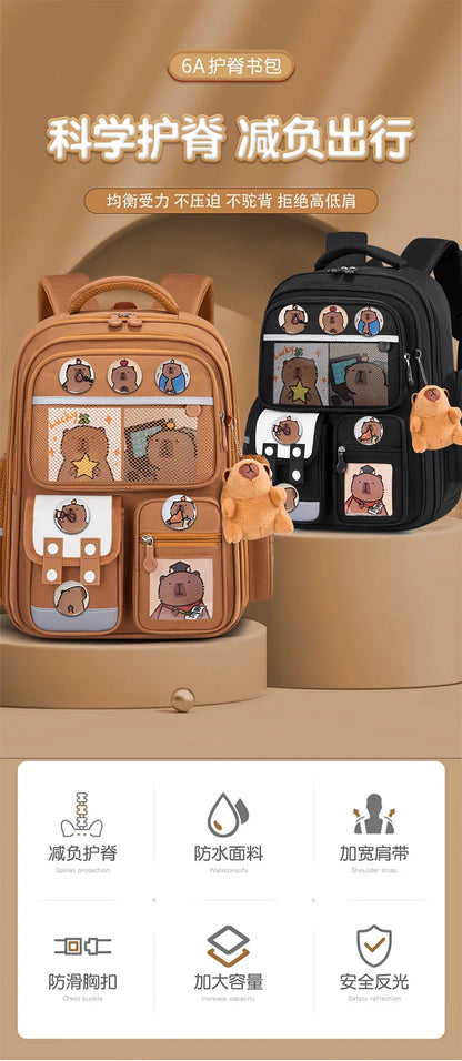 children School Bags For Boys Girls Kids backpack Primary orthopedic Backpack Waterproof Schoolbag big Book Bag mochila infantil