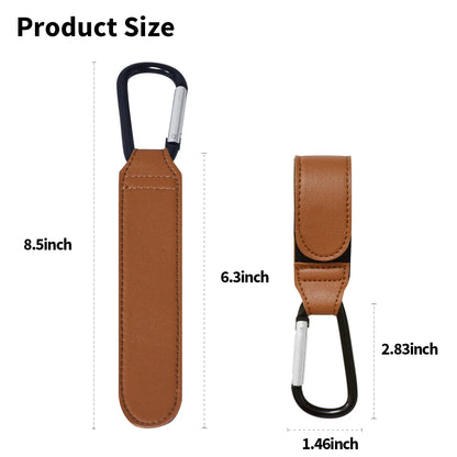 Stroller Accessories 2PCS Hooks Portable Baby Pram Universal Leather Hook