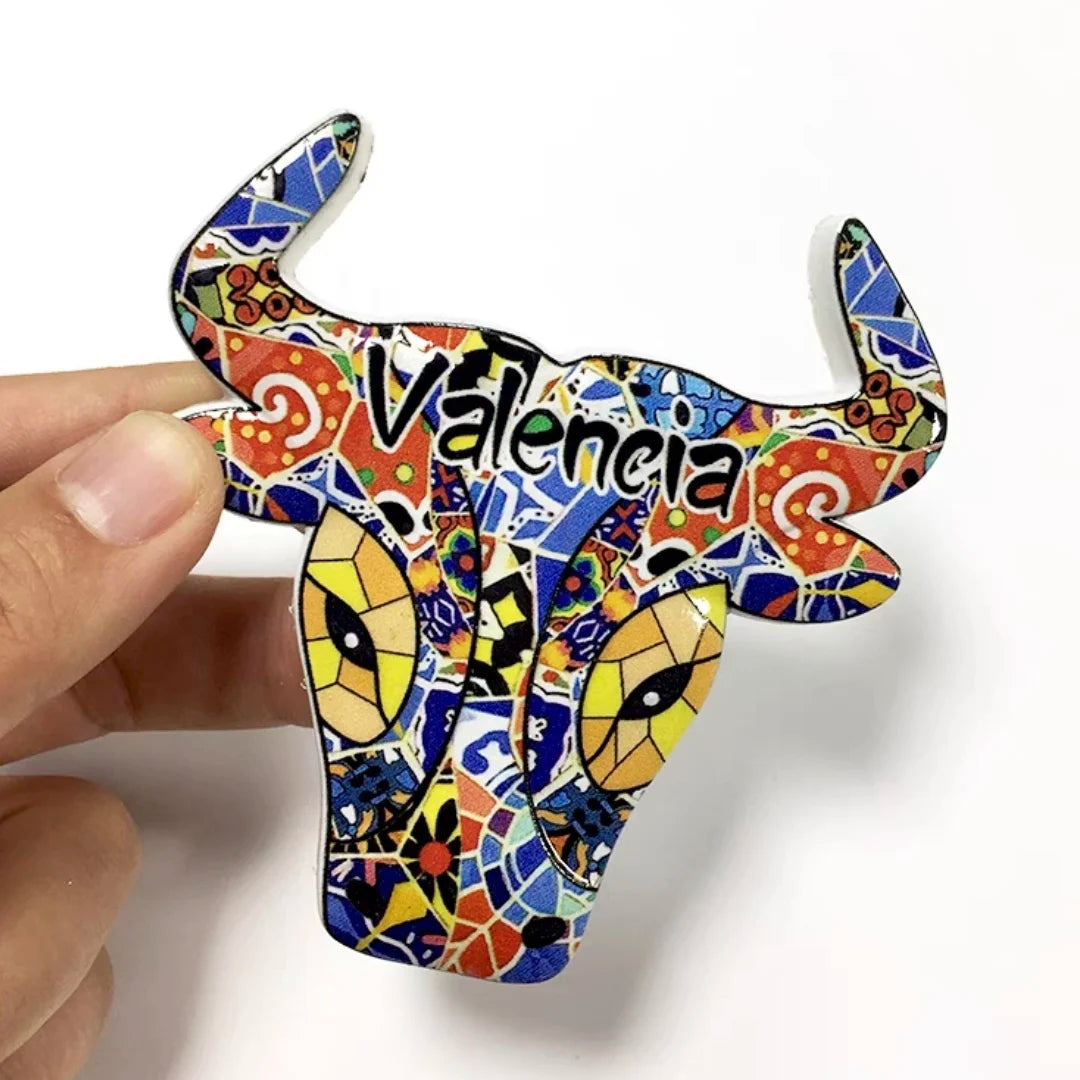 Europe Spain Barcelona Madrid Valencia Alicante Benidorm  3D Fridge Magnets Decoration Handicraft Magnetic Refrigerator