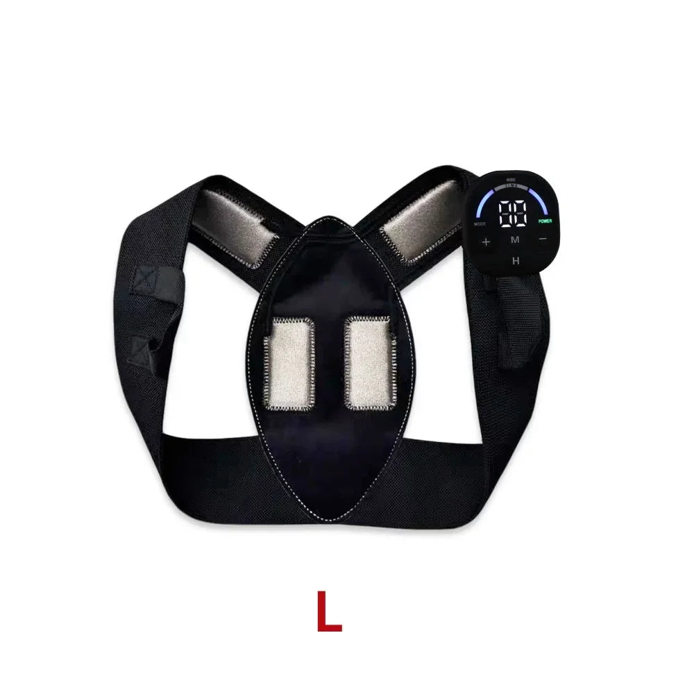 EMS Perfect Posture Belt Corrector Back Massage With Muscle Stimulator For Adult and Kids Improve Lumbar Support Posture