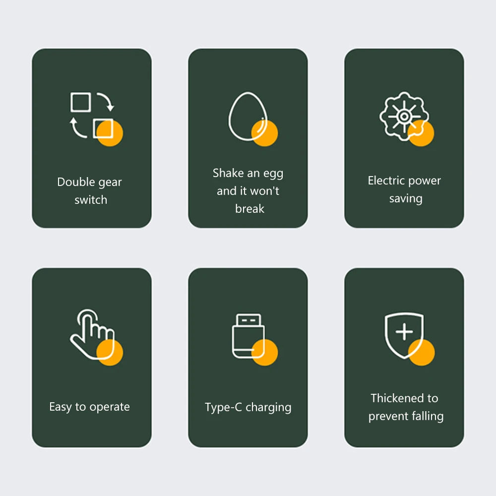 Electric Egg Blender Egg Shaker Golden Egg Maker Automatic Mixing Of Egg White And Yolk Kitchen Supplies Egg Homogenizer