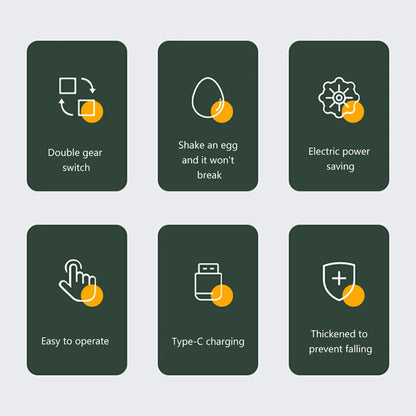 Electric Egg Blender Egg Shaker Golden Egg Maker Automatic Mixing Of Egg White And Yolk Kitchen Supplies Egg Homogenizer