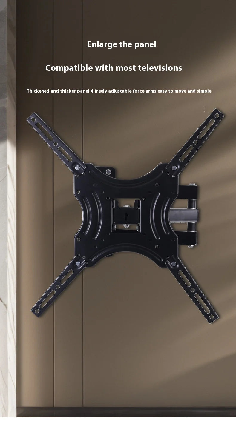 Universal Retractable TV Mounts Wall Mount Bracket LCD Monitor TV Stand Expansion Bracket Metal Flexible Arm Television Holder