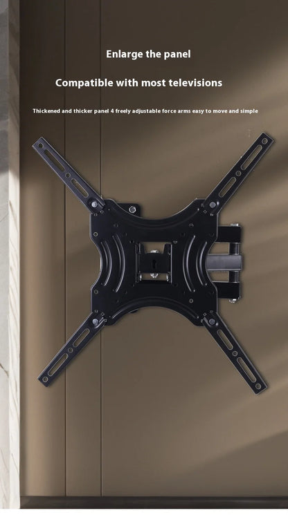 Universal Retractable TV Mounts Wall Mount Bracket LCD Monitor TV Stand Expansion Bracket Metal Flexible Arm Television Holder
