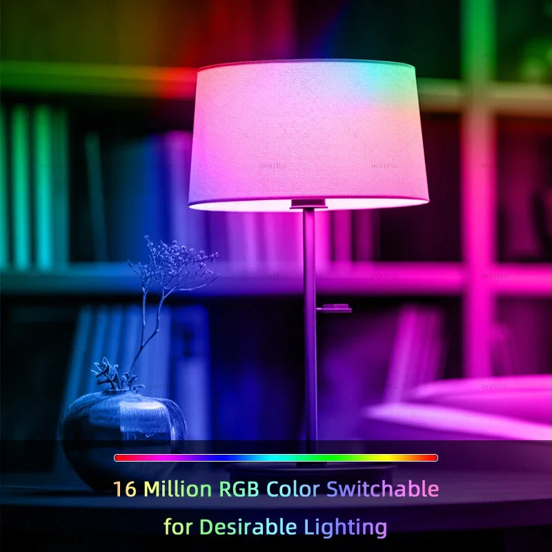 Smart Bulb Smart Life App Control WiFi Bluetooth RGB + CW LED Light 22085-265V Dimmable Crystal Room Decoration