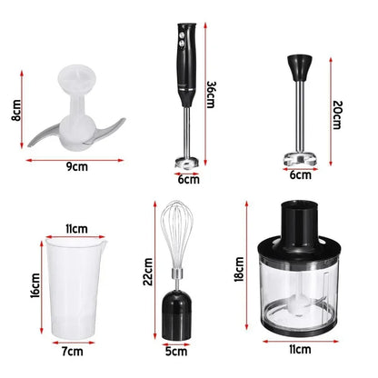 4 in 1 Household Multi-function Blender 110V/220V Electric Handheld Immersion Blender Baby Food Maker Kitchen Appliances