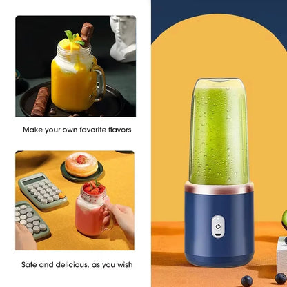 Portable Fruit Juicer Electric Juicer Blender Mini Juicer Cup USB Rechargeable Juice Blenders Fruit Mixer Wireless Juicer Bottle