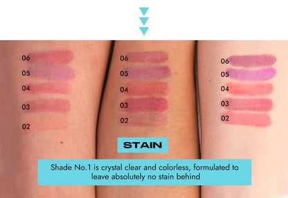 YOUNG VISION 6-Shade Avocado Long-Lasting Moisturizing Lip Stain is lightweight, non-sticky, non-stick cup lip stain