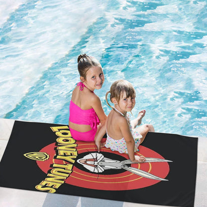 Bunnys Anime Cartoon Beach Towel Baby Bugs Bunny, Hand Shower, Travel Towels, Bathroom, Cute Room Decor, Bath