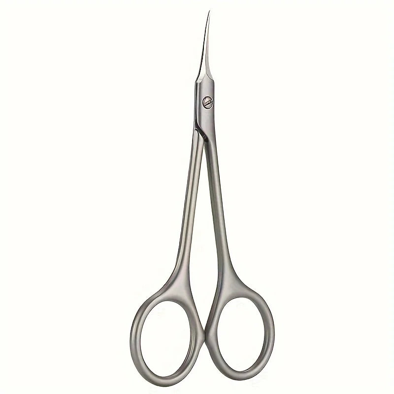 Manicure Scissors for Nail Care Stainless Steel Handle Cuticle Nipper Dead Skin Removal Scissors Beauty Tool