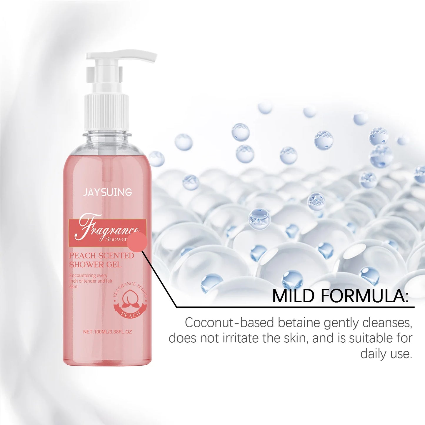 Fragrant Shower Gel Body Wash Perfume Long Lasting Fragrance Deep Cleansing Moisturizing Refresh Smooth Exfoliating Bath Lotion