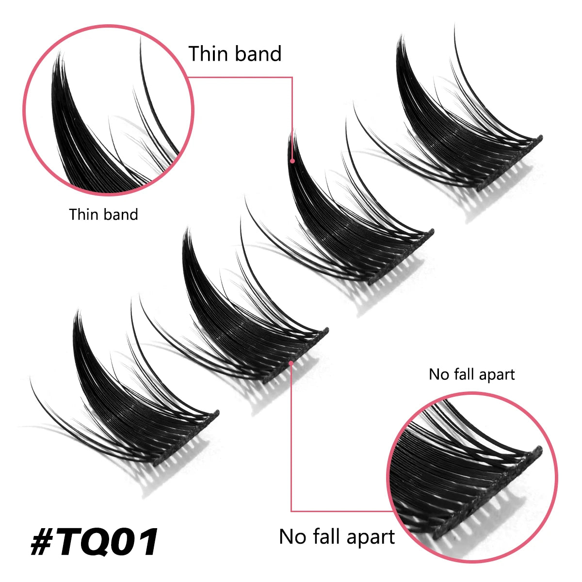 Diy Lash Extension Kit Cluster Eyelash Extension Kit Individual Lashes Kit Lash Bond and Seal Lash Glue and Lash Tweezers Makeup