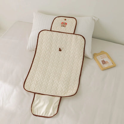 Waterproof Baby Diaper Mat Portable Cotton Changing Pad Cover for Newborn Cartoon Changing Table Baby Items