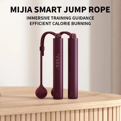 NEW Xiaomi Mijia Smart Skipping Jump Rope Counter With xiaomi Fit App Adjustable Calorie Calculation Sport Fitness Professional