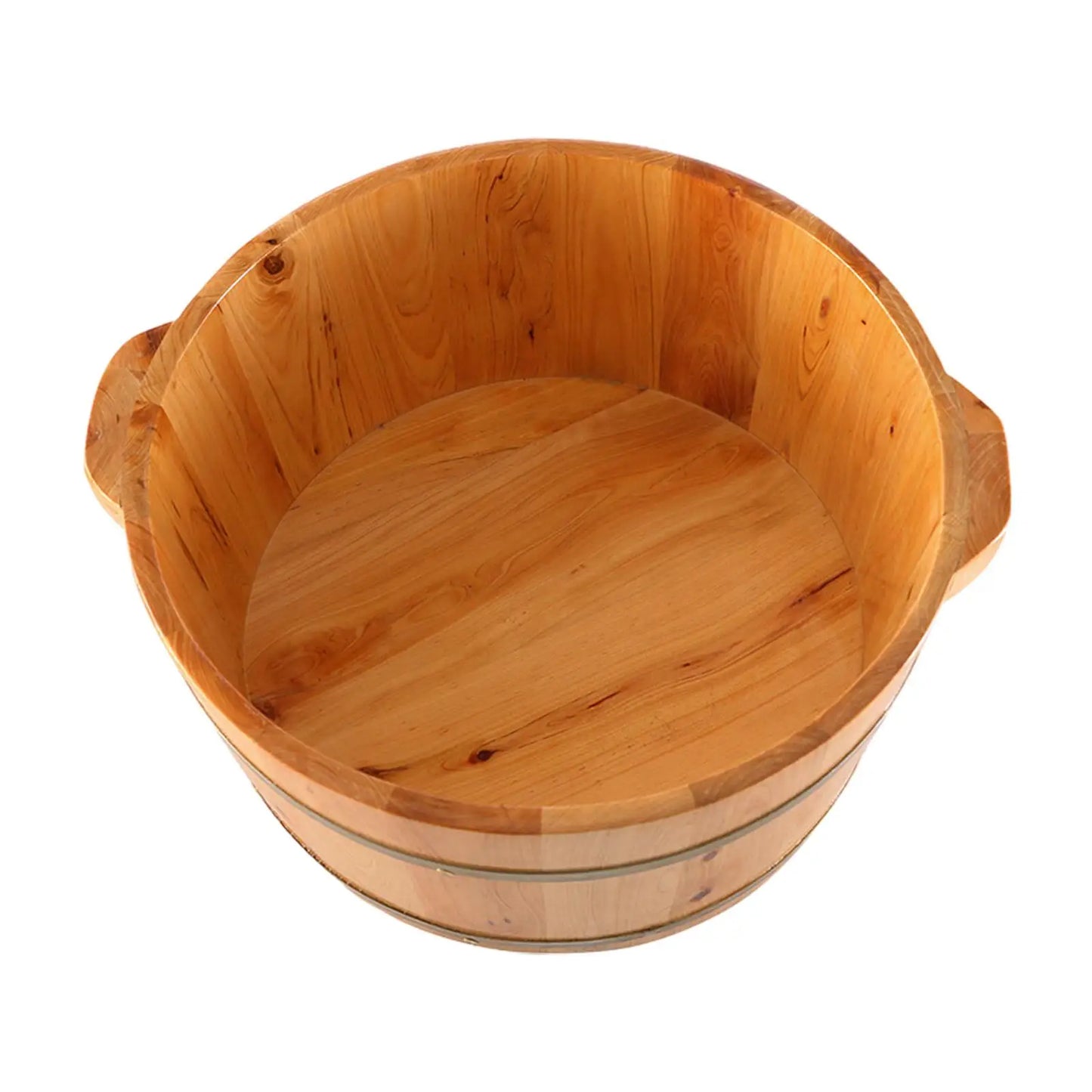 Foot Basin Wood Foot Bath Basin for Home Foot SPA Bathroom Mother's Day Gift