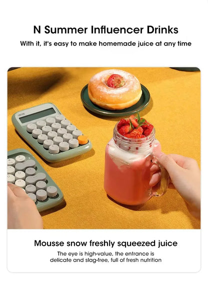 Portable Fruit Juicer Electric Juicer Blender Mini Juicer Cup USB Rechargeable Juice Blenders Fruit Mixer Wireless Juicer Bottle