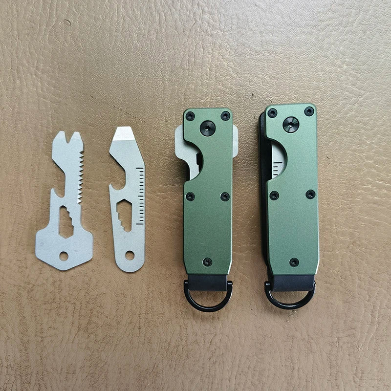 Key Organizer Compact Key Holder Metal Key Chain Minimalist key case key holder for keychain Secures 1-5 Keys