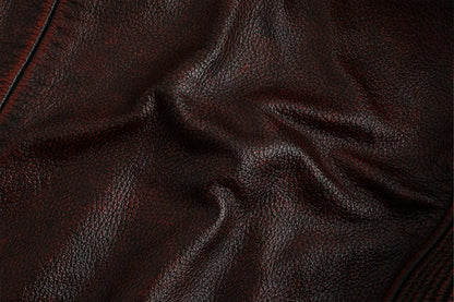 Copersian Men's Genuine Leather Jacket Natural Cowhide Hunting Jacket  Retro Motorcycle Jacket Spring Autumn Mens Clothes