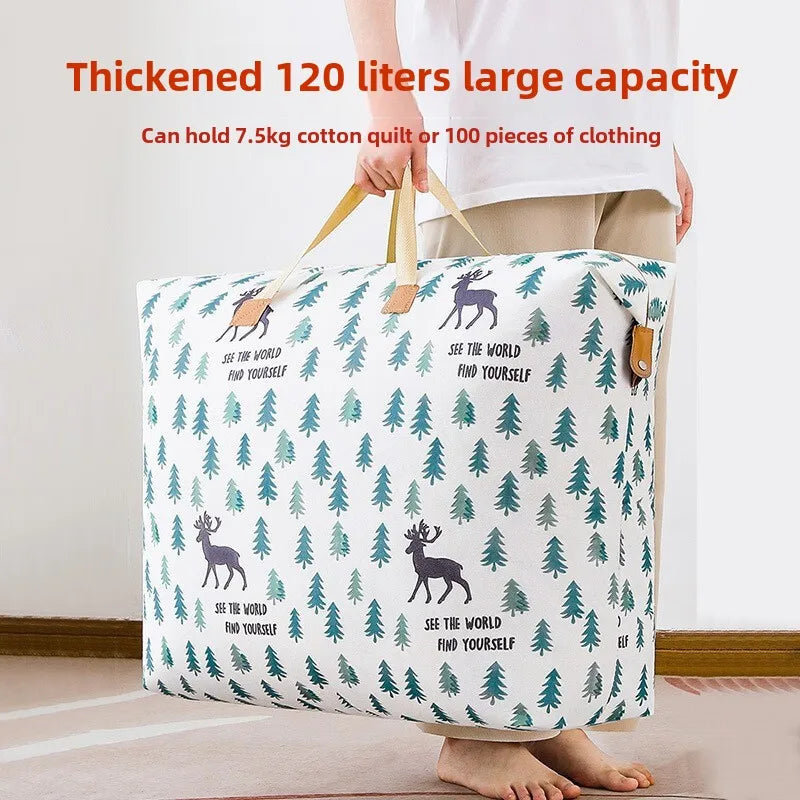 Large Capacity Multifunction Organizer Tote Bag for Clothes And Blankets Toy Storage Home Organization