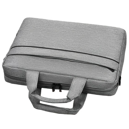 Laptop Carrying Case Shockproof Laptop Crossbody Bag Waterproof Nylon Laptop Handbag 3 Compartments for 14 Inch Laptop