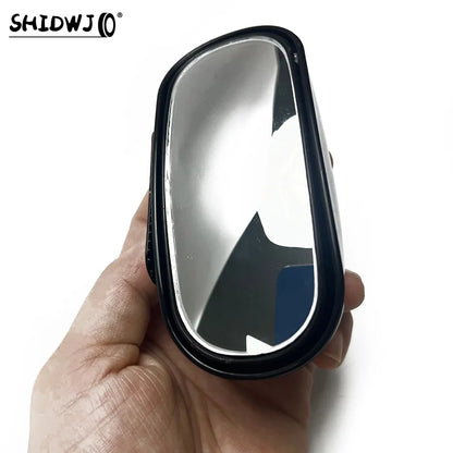 360° Adjustable Car Mirror Wide Angle Side Rear Mirrors Blind Spot Snap Way For Parking Auxiliary Rear View Mirror Accessories