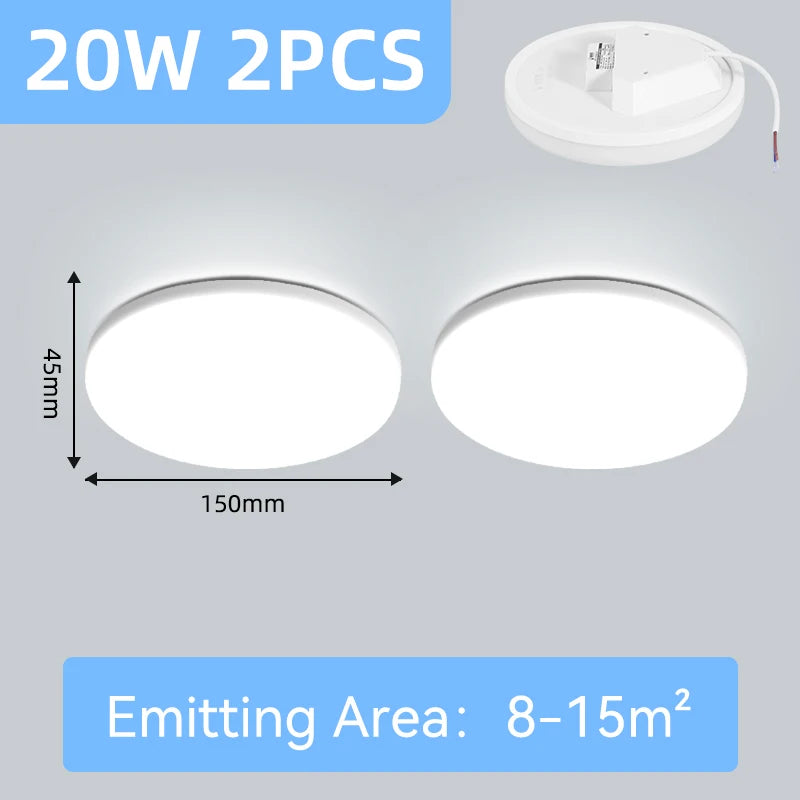 Led Ceiling Lights Ultra Thin LED Ceiling Lamps Modern Panel Light  30W 50W 72W Downlights for Living Room Bedroom Kitchen Home