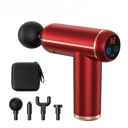 NEW Massage Gun Portable Percussion Pistol Massager For Body Neck Deep Tissue Muscle Relaxation Gout Pain Relief Fitness