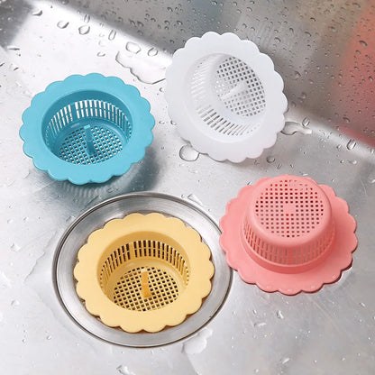 PP Kitchen Sink Strainers Plastic Dishwashers Grids Bathroom  Anti-clogging Leak Screen Small Compact Household Floor Drain Tool