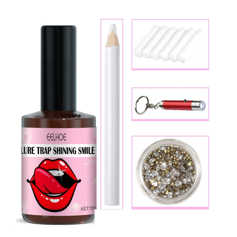 Tooth Gems Teeth Gems Teeth Gems With Glues and Light Teeth Jewelry