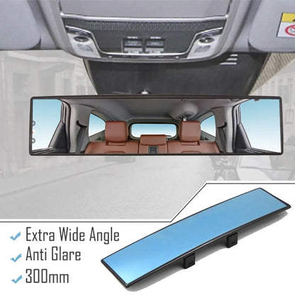 Universal Anti glare Wide Angle Convex Rearview Mirror Car Interior Rear View Child Seat Blue Sun Visor Goggle Safety