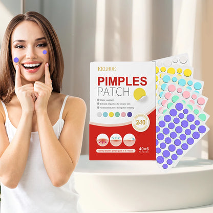 240pcs Pimple Patches Salicylic Acid Tea Tree Hydrocolloid Acne Patches Cute Star Pimple Patches for Healing Zit Patch