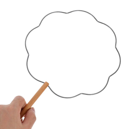 5 Pcs Iron Fan Frames Handmade Craft Tools Diy Silk Fans Wedding Vintage Round Fan Skeletons Hanfu Accessories Foldable Japanese