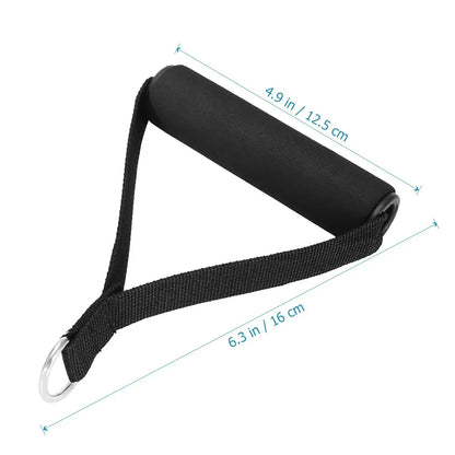 Resistance Bands Handle Bar Attachment Station Fitness Pulley Strap Exercise Home Gym Training Accessories Workout Equipments