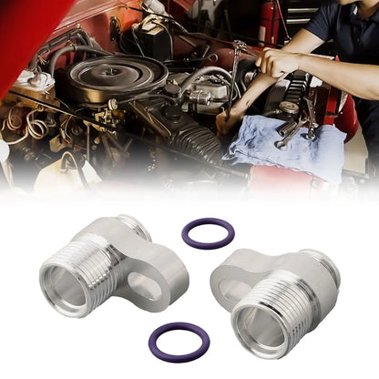 Auto Parts Tow Hook Cover Adapter Fittings Car Parts Compressor Compressor To #8 And #10 Car Accessories High Quality