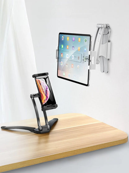 Kitchen Tablet Stand 360 Portable 6 To 12.9 Inch Universal Tablet Stand & Phone Holder for Wall Desktop Tablet Mount