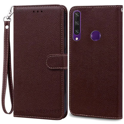 For Huawei Y6P Case Leather Wallet Flip Case For Huawei Y6p Case MED-LX9N Soft Full Cover Coque Fundas for Huawei Y6P Case