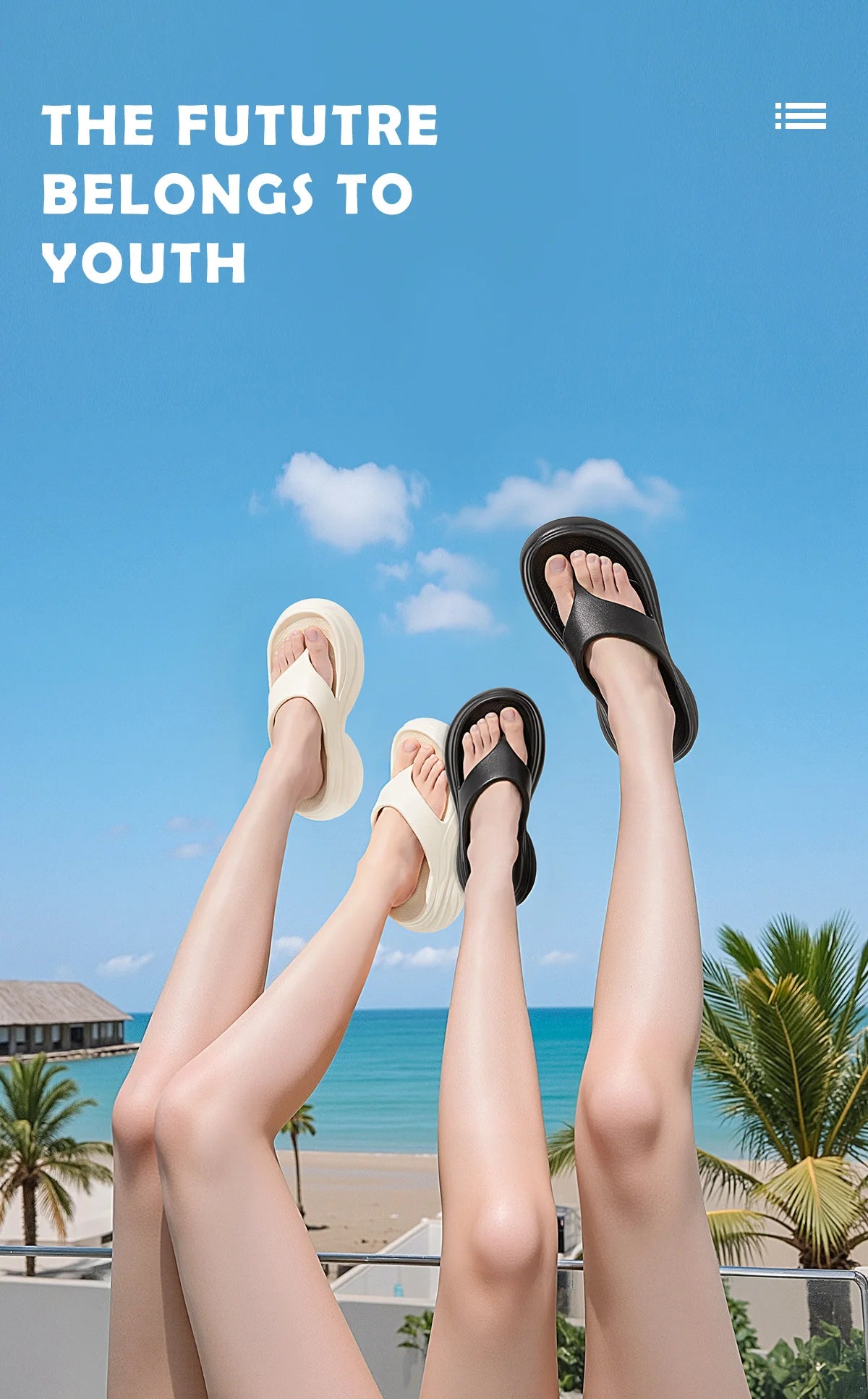 Summer Women Flip-flops Increase Non-slip Platform Slippers Fashion Comfortable Casual Slippers