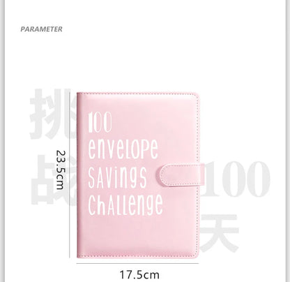 100 Envelope Cash Savings Challenge, Saving Challenge Envelop Book, Budget Envelope Financial Assistant, A5 Size Cash Binder