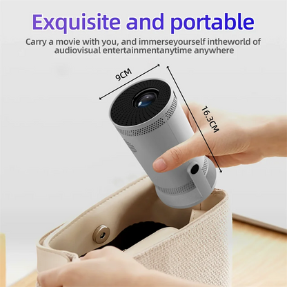 2025 Hot New Projector 4K Bluetooth 5.0 Dual Wifi6 260ANSI All Winner Support 1080P 1280*720P Mini Home Cinema Outdoor Projetors