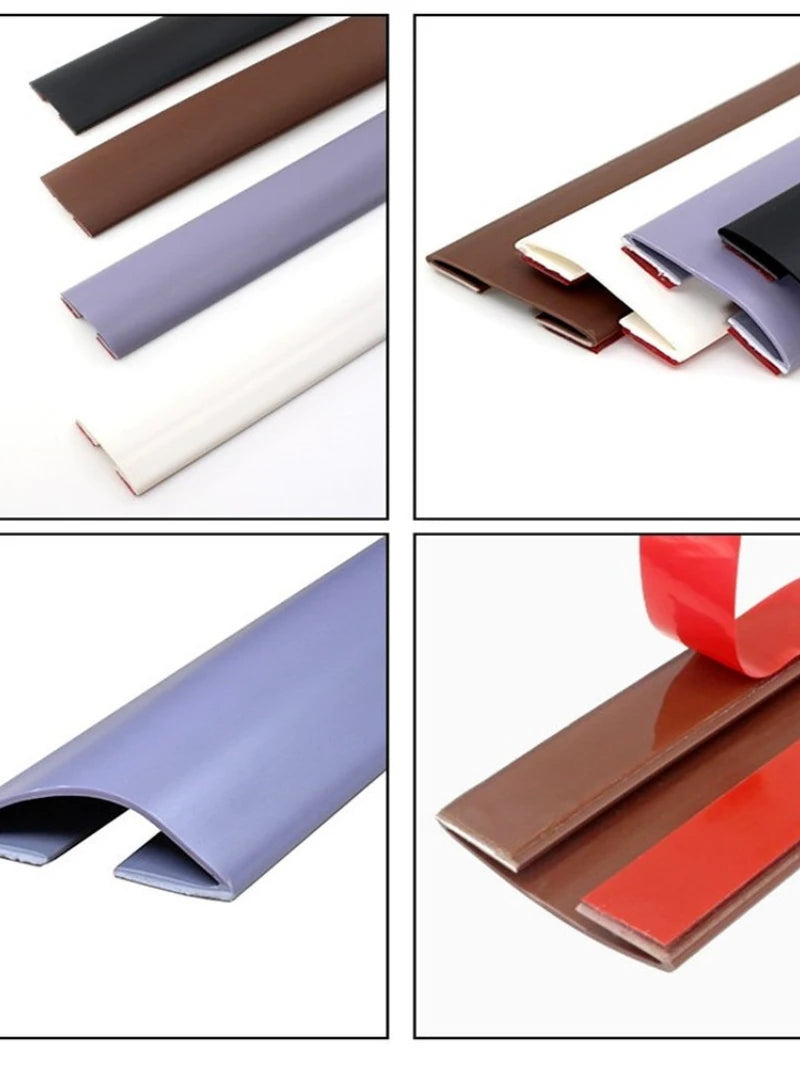 Door Bottom Guard Seal Strip Under Door Draft Stopper Energy Saving Wind Blocker Excluder Protector Door Draught Excluder Bath