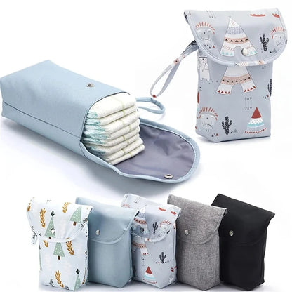 Baby Diaper Bag Outdoor Travel Portable Organizer Mini Nappy Bag Stroller Reusable Mummy Storage Diapers Handbag Baby Essentials